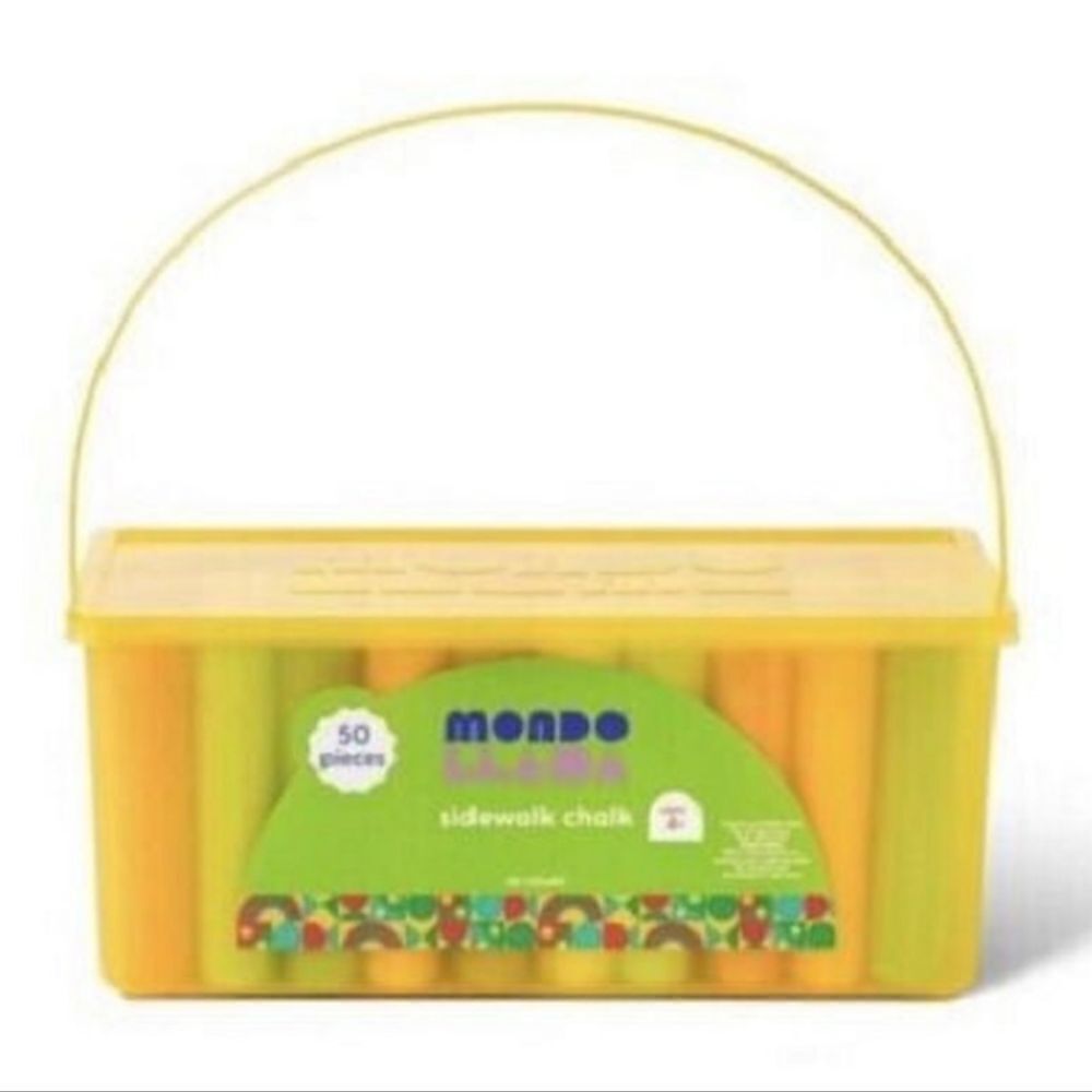 50ct Sidewalk Chalk Set Mystery Box Color - Mondo Llama™